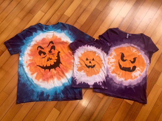 Halloween Funny Tie-Dye Designs