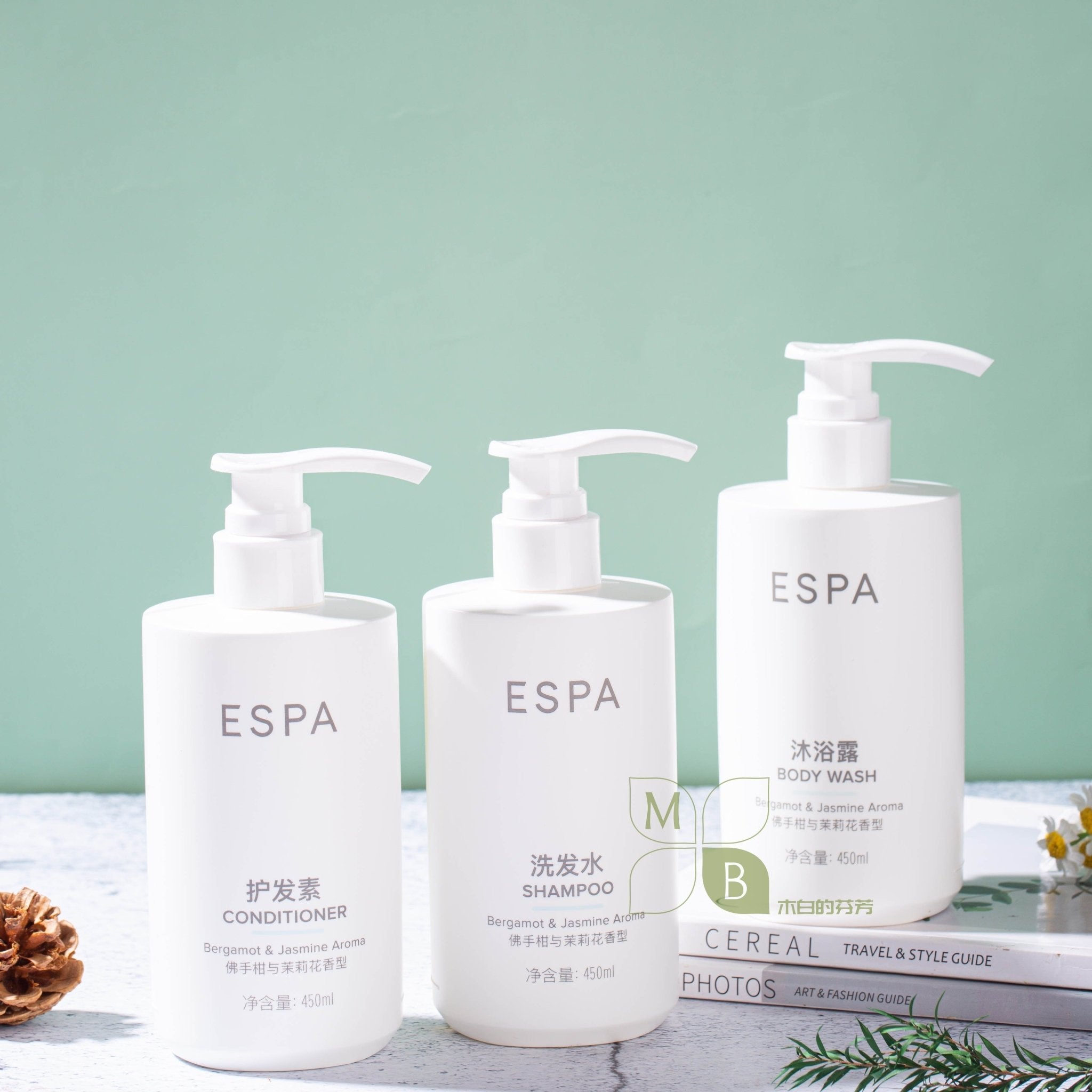 ESPA hotel toieltries 3 per bundle