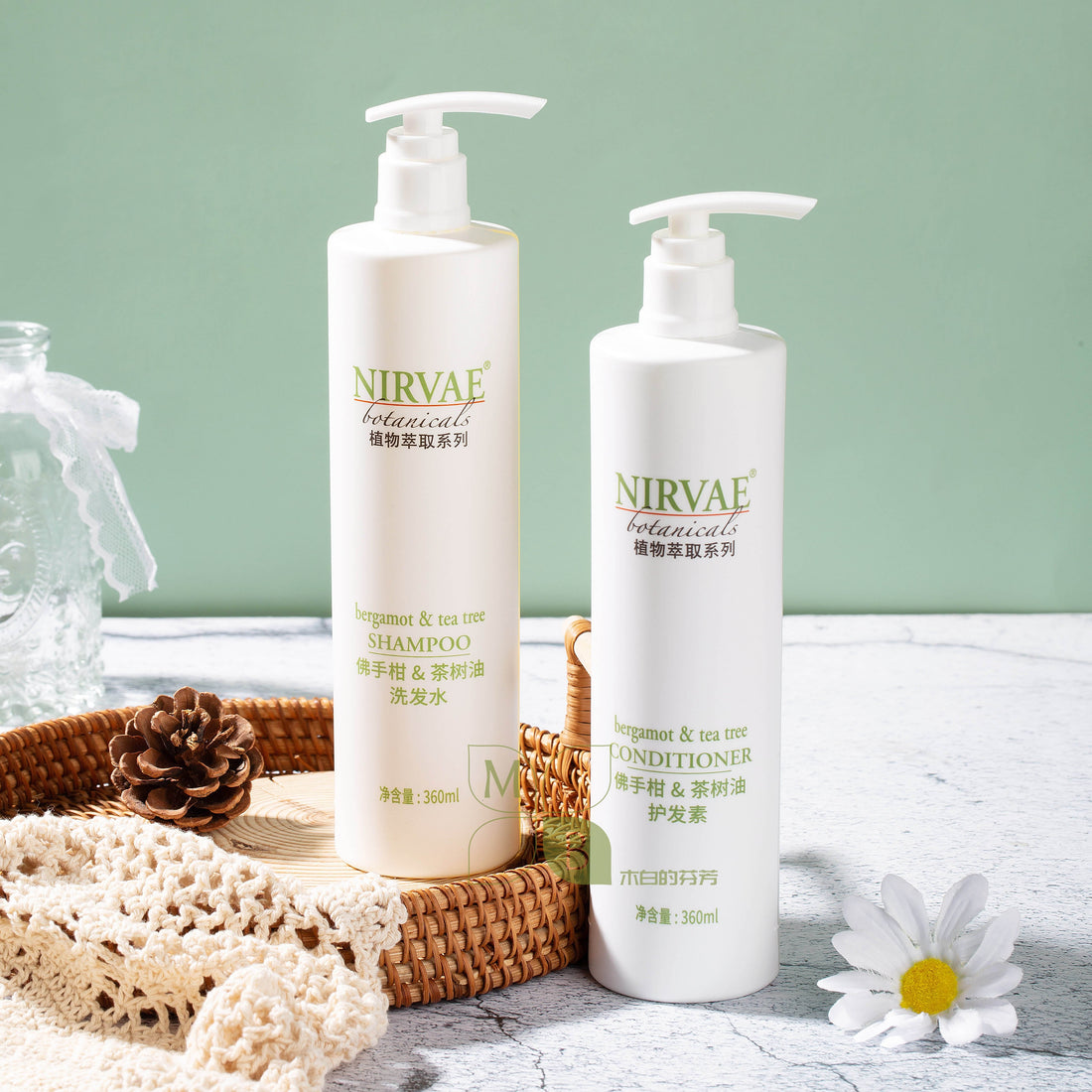 NIRVAE Shampoo &amp; Conditioner &amp; Shower Gel &amp; Moisturizer 360ml Sets For Courtyard by Marriott