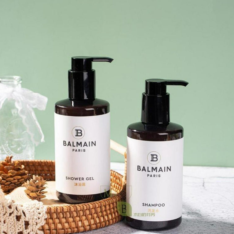 Balmain Shampoo &amp; Conditioner &amp; Shower Gel &amp; Moisturizer 300ml Sets For Grand Hyatt Hotel