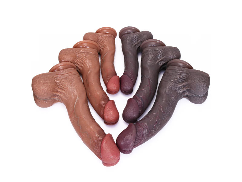 WATCH VIDEO 2023 Collection Realistic Liquid Silicone Dildos ( Harness Optional)