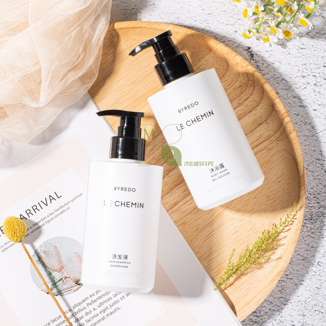 BYREDO LE CHEMIN Shampoo &amp; Shower Gel &amp; Conditioner &amp; Body Lotion 300Ml Sets For The Luxury Collection Hotel