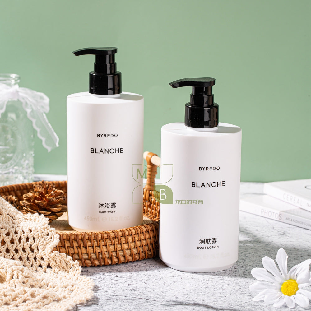 BYREDO BLANCHE Shampoo &amp; Shower Gel &amp; Conditioner &amp; Body Lotion 450Ml Sets For InterContinental Hotel