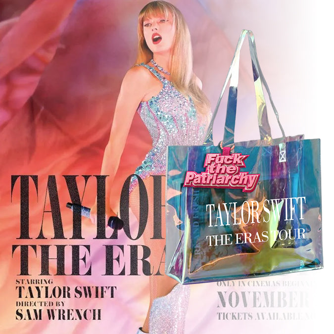 IOliveYou® Taylor Style Tote Bag | Holographic Laser Bags | Trendy Shopping Bags | Gift for Fans