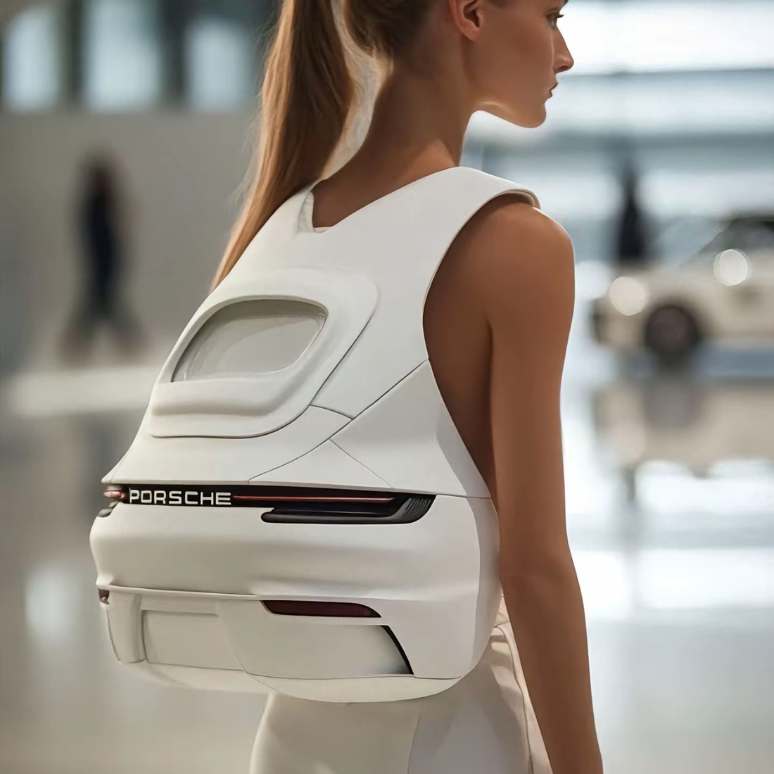 Porsche Fashion Personality Premium Backback for Men and Women