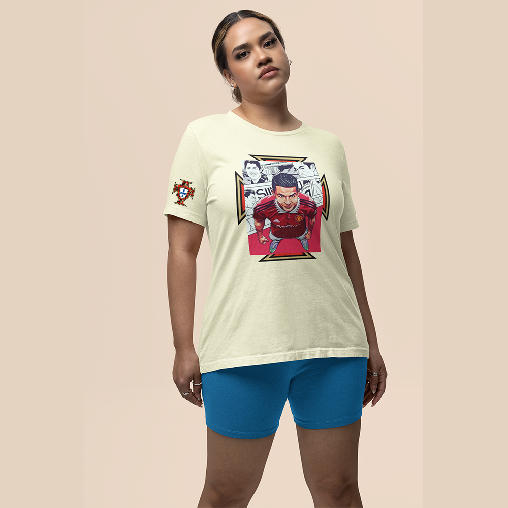 European Cup T-shirt |  Women Plus Size Tshirt