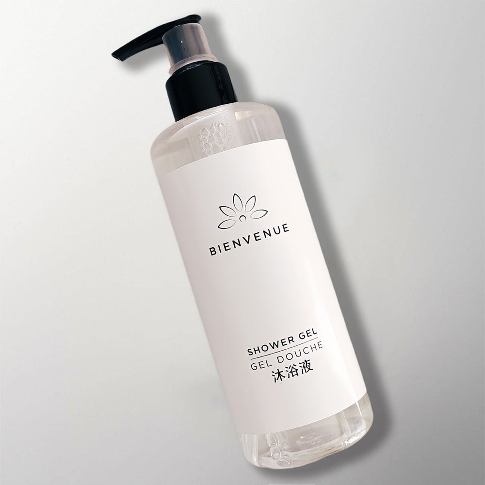 BIENVENUE Shower Gel for Meipeng Luxury Hotel Toiletries.