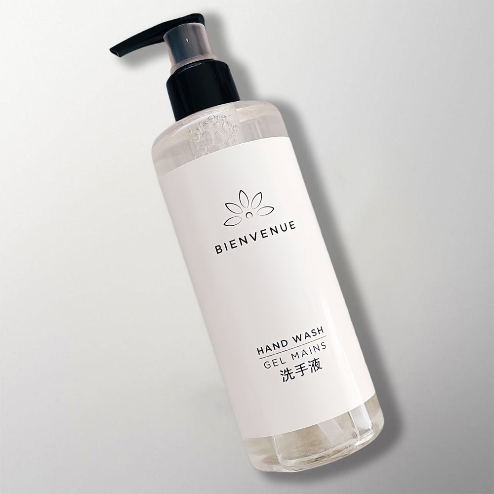 BIENVENUE Hand Wash for Meipeng Luxury Hotel toiletries. 