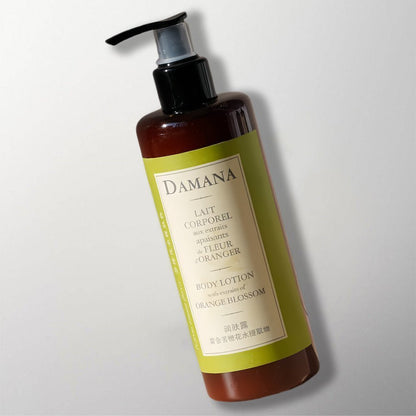 DAMANA Body Lotion for Century Golden Resources Hotel Toiletries.