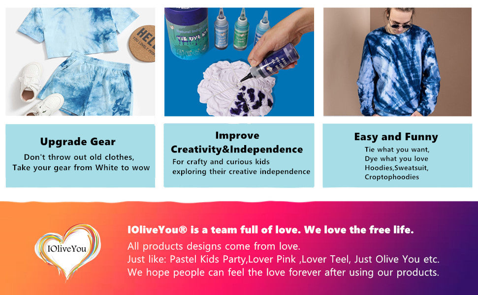 IOliveYou® Tie Dye refills -4colors