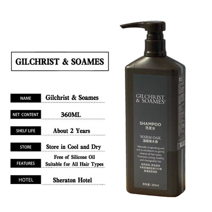 GILCHRIST &amp; SOAMES Shampoo &amp; Shower Gel &amp; Conditioner &amp; Body Lotion 360ML