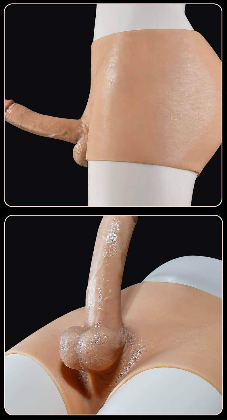 Hallow Wearable Strap-on Dildo Realistic Lifelike Dildo Panty