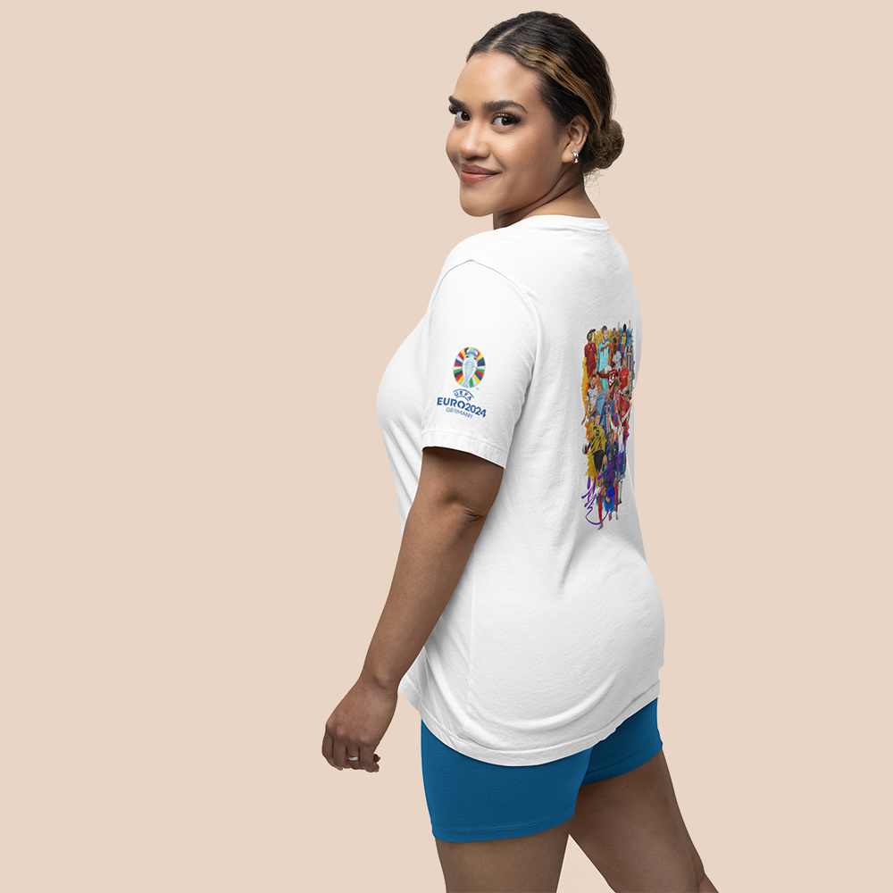 European Cup T-shirt MESSI |  Women Plus Size Tshirt