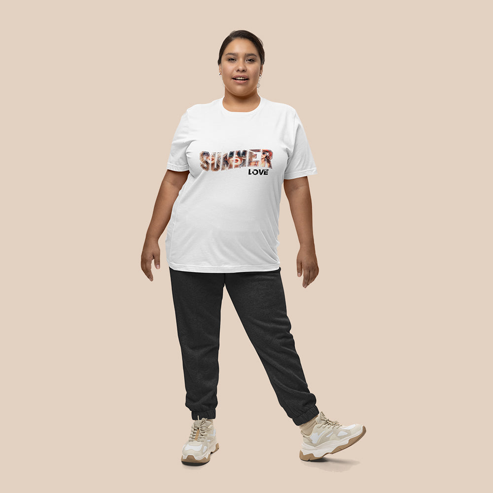 SUMMER LOVE |  Women Plus Size Tshirt