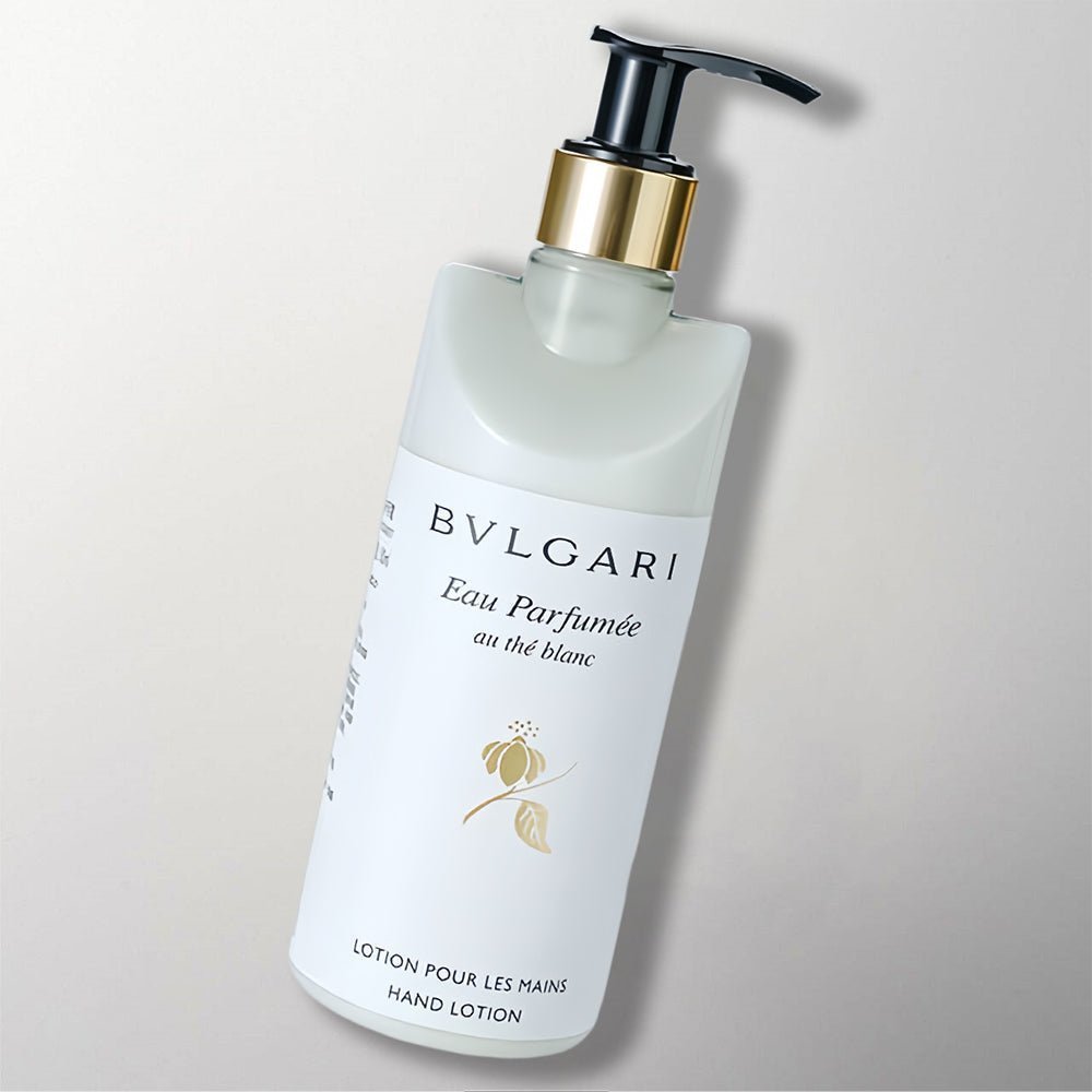 Bvlgari Hand Lotion White Tea Scents for Bvlgari Hotel Toiletries.