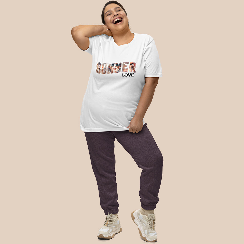 SUMMER LOVE |  Women Plus Size Tshirt