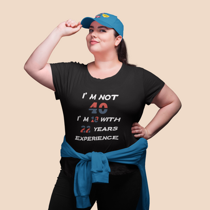 40th Birthday |  Women Plus Size Tshirt