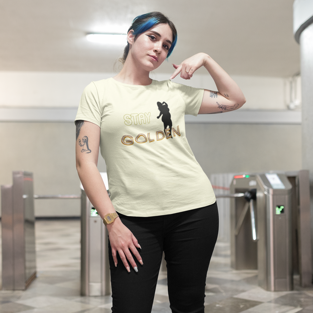 Stay GOLDEN |  Women Plus Size Tshirt