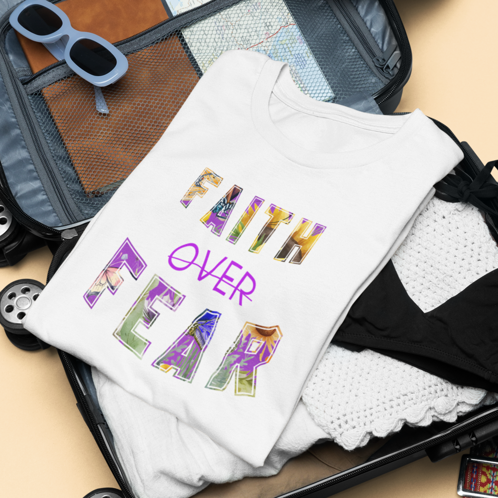 FAITH OVER FEAR |  Women Plus Size Tshirt