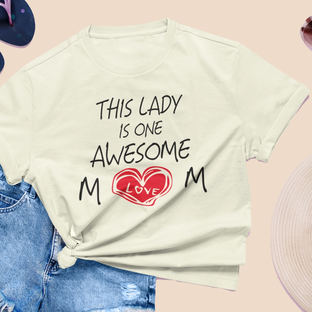 Awesome Mom | Women Plus Size Tshirt