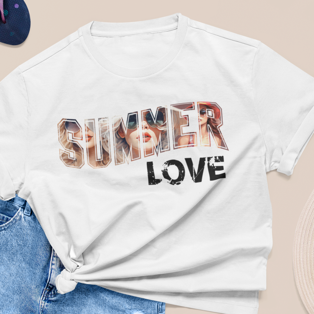 SUMMER LOVE |  Women Plus Size Tshirt