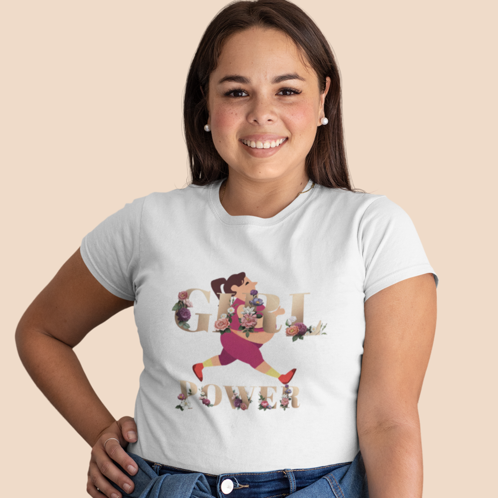 GIRL POWER |  Women Plus Size Tshirt