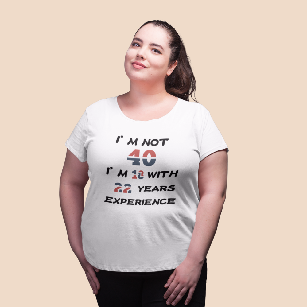 40th Birthday |  Women Plus Size Tshirt