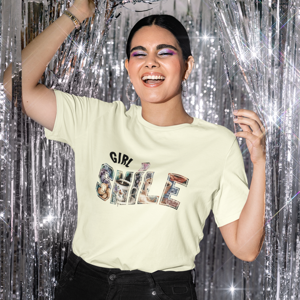 GIRL SMILE |  Women Plus Size Tshirt