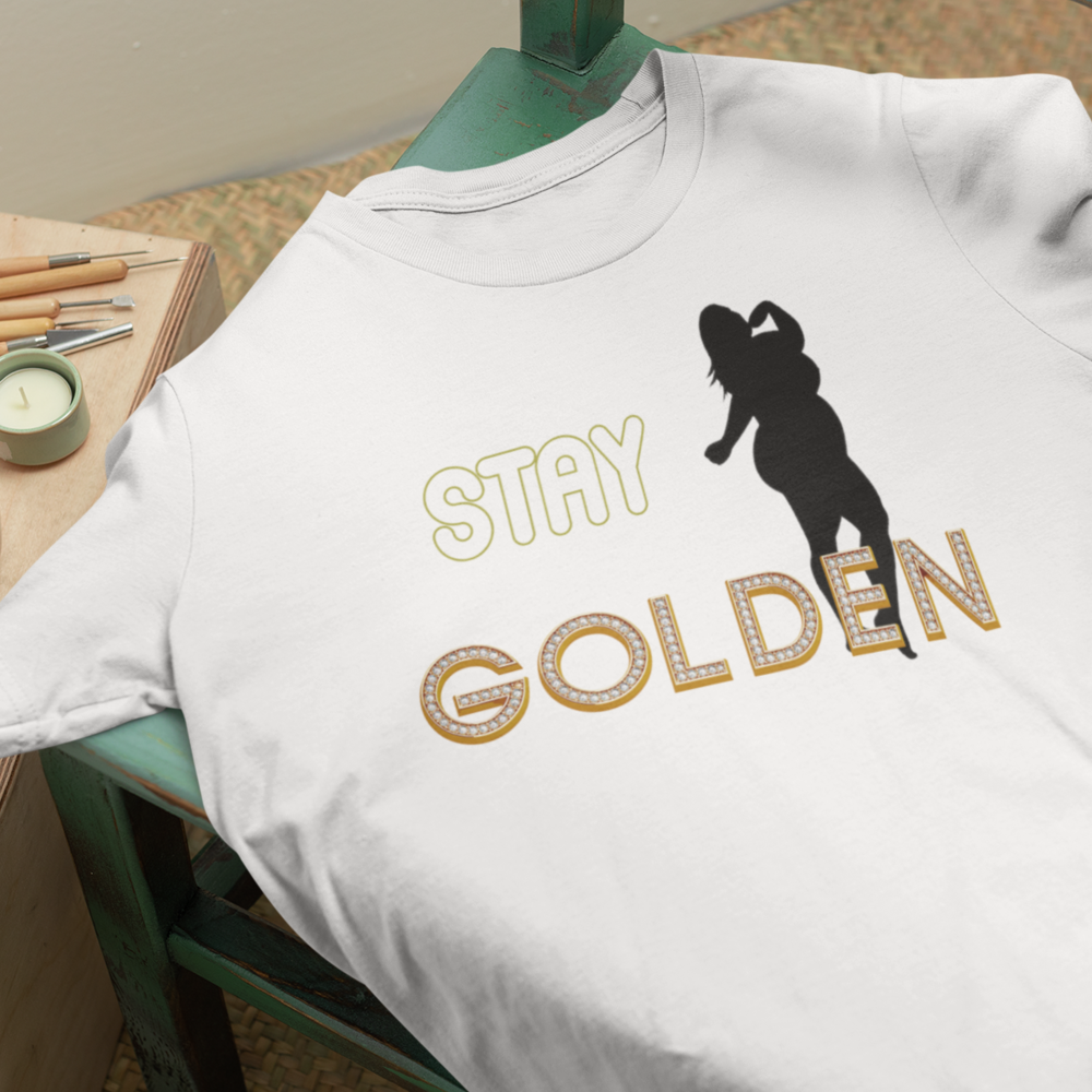 Stay GOLDEN |  Women Plus Size Tshirt