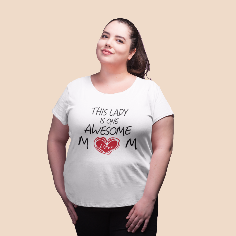 Awesome Mom | Women Plus Size Tshirt