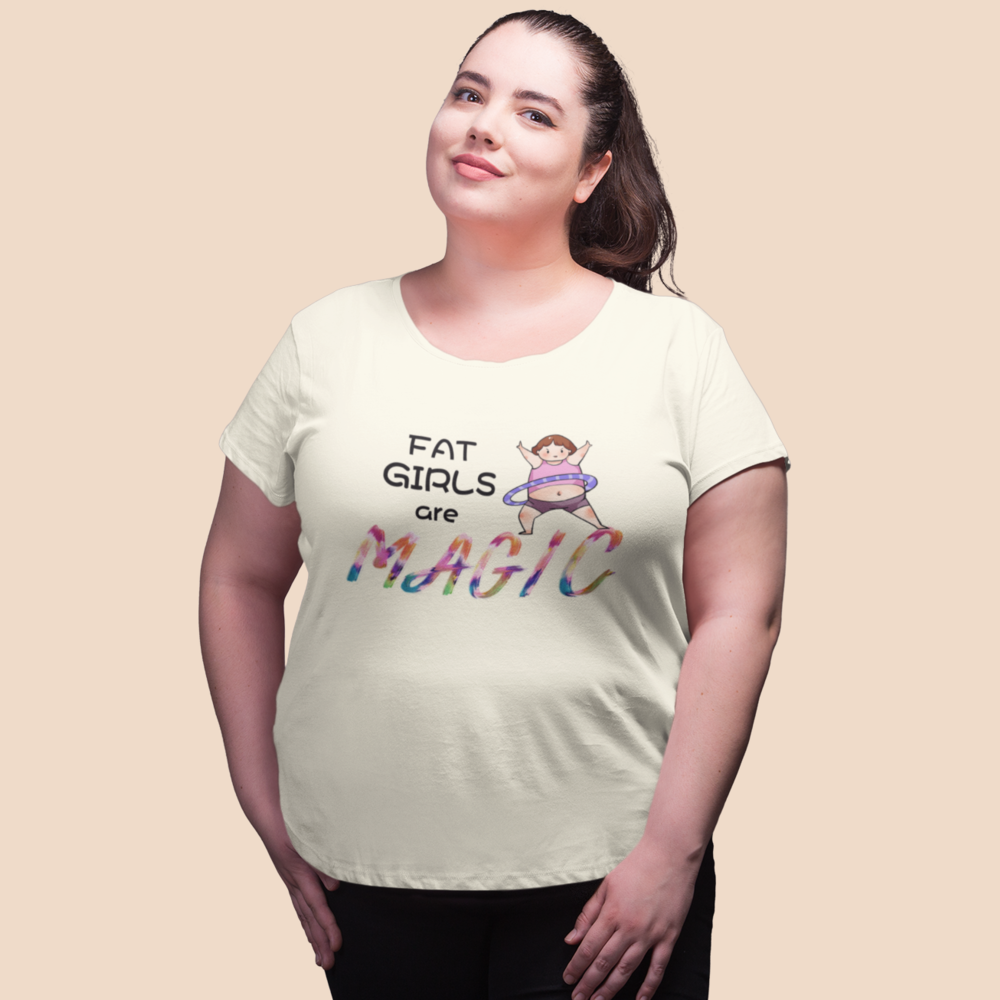 Fat Girls Are Magic |  Women Plus Size Tshirt