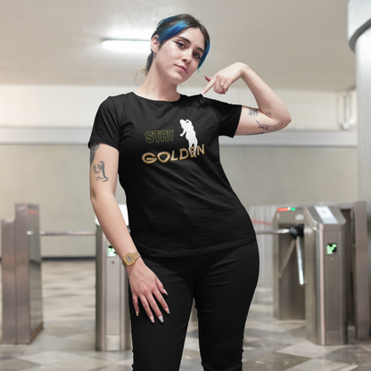 Stay GOLDEN |  Women Plus Size Tshirt