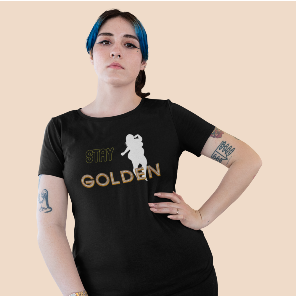 Stay GOLDEN |  Women Plus Size Tshirt