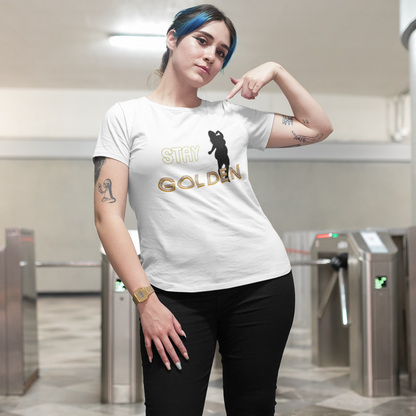 Stay GOLDEN |  Women Plus Size Tshirt