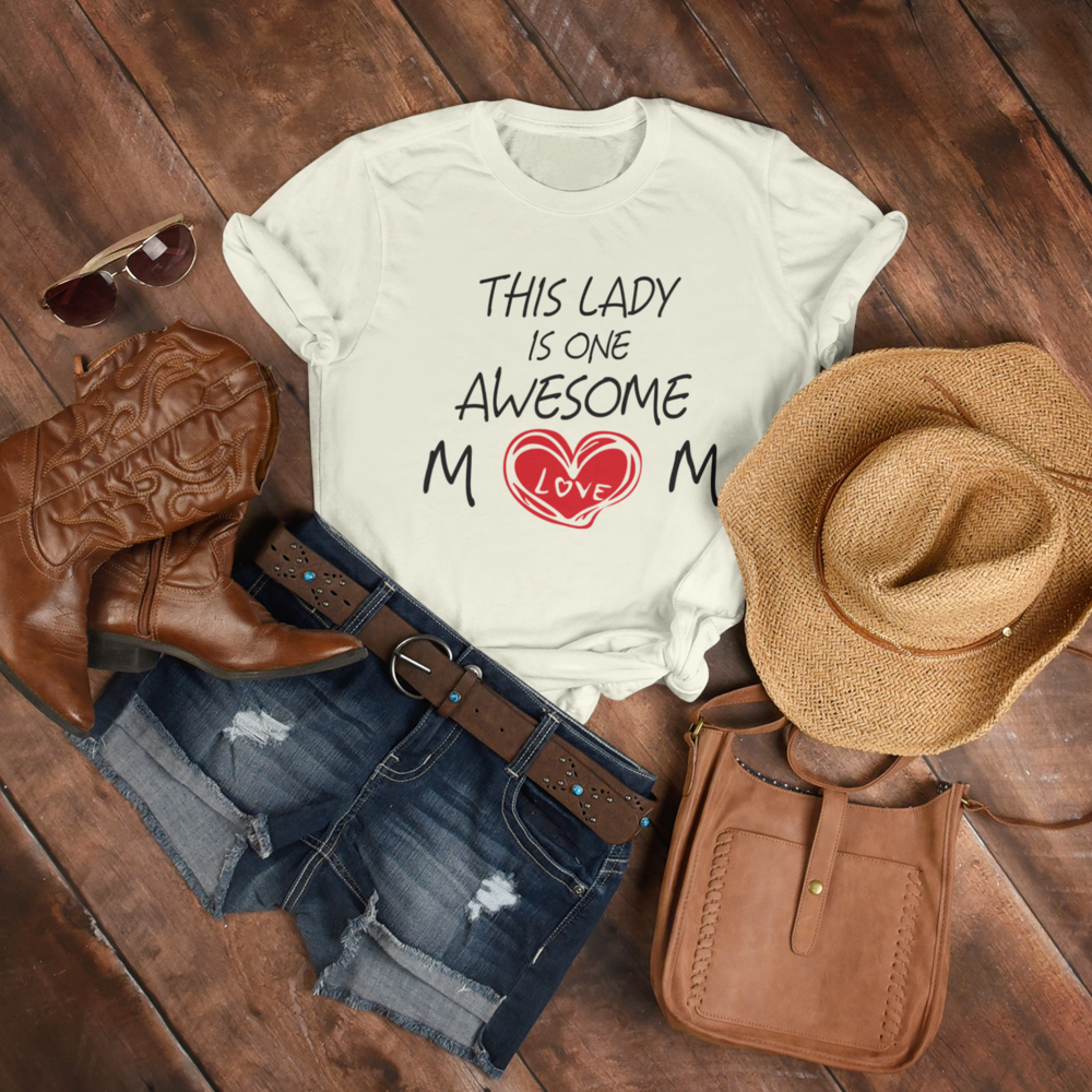 Awesome Mom | Women Plus Size Tshirt