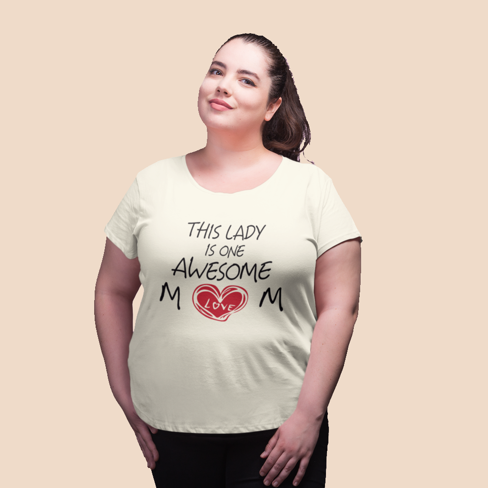 Awesome Mom | Women Plus Size Tshirt