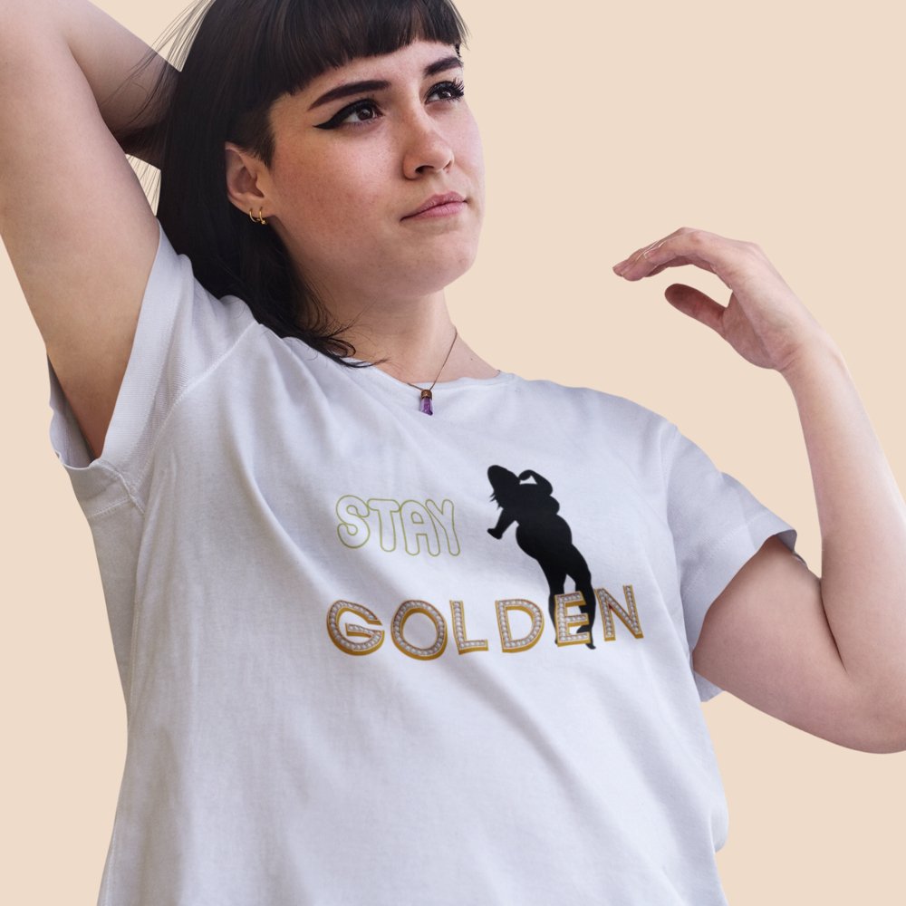 Stay GOLDEN |  Women Plus Size Tshirt