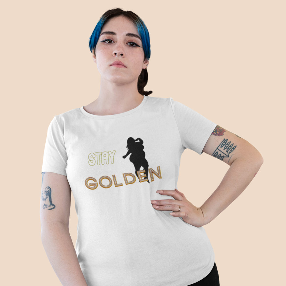 Stay GOLDEN |  Women Plus Size Tshirt