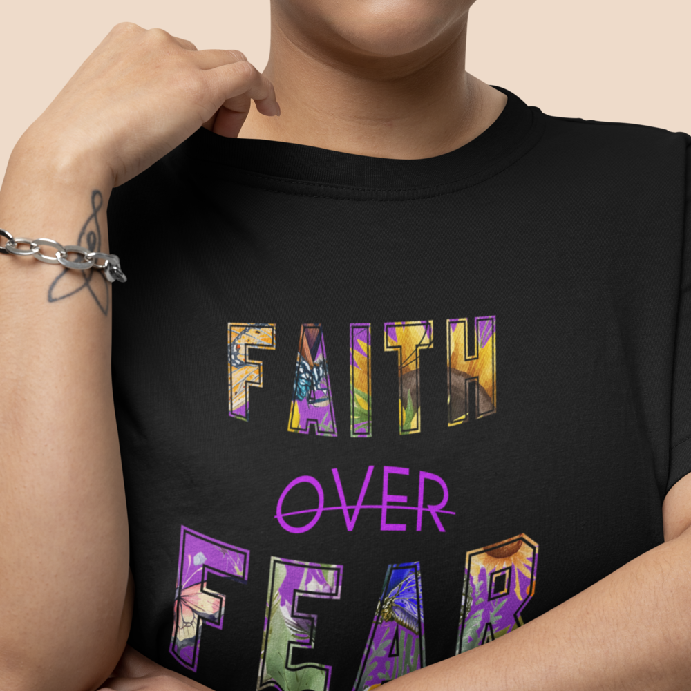 FAITH OVER FEAR |  Women Plus Size Tshirt