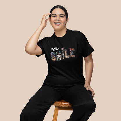 GIRL SMILE |  Women Plus Size Tshirt