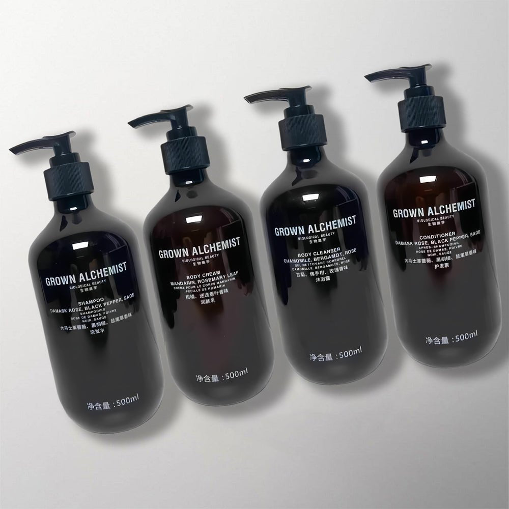 Grown Alchemist Shampoo &amp; Conditioner &amp; Shower Gel &amp; Body Lotion 500ML