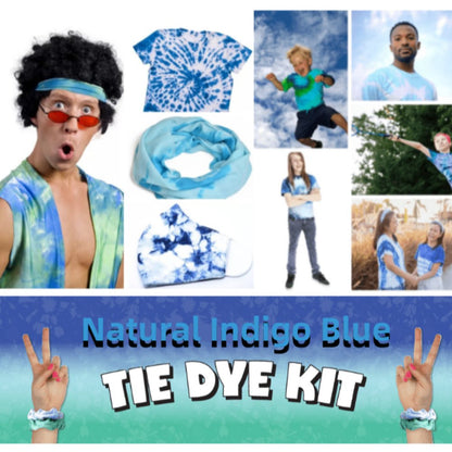 IOliveYou® Tie Dye Kit | Natural Indigo Blue Theme