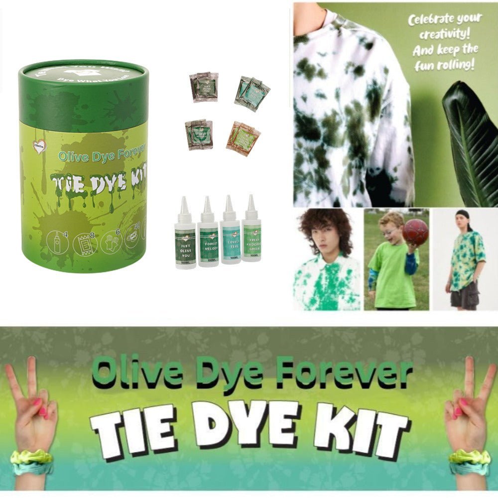 IOliveYou® Tie Dye Kit | Olive Dye Forever Theme