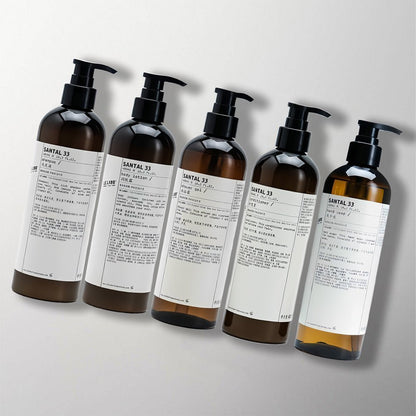 LE LABO Fragrances Santal 33 Shampoo Conditioner Body Lotion Shower Gel for Park Hyatt Hotel Toiletries.