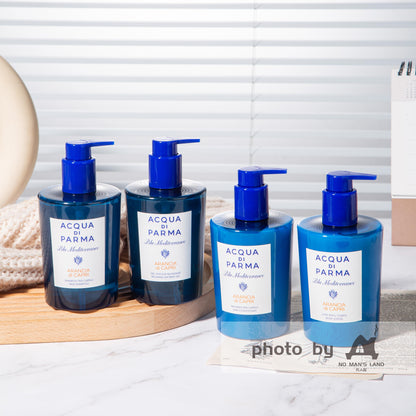 Acqua Di Parma Blue Mediterraneo Shampooing, Conditionneur, Gel douche et Lotion pour le corps 300ML