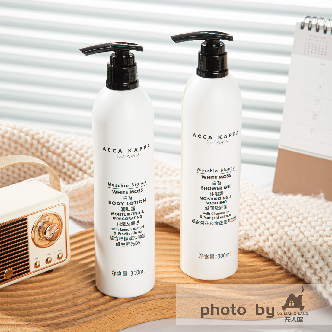 ACCA KAPPA Shampoo &amp; Shower Gel &amp; Conditioner &amp; Body Lotion 300ML