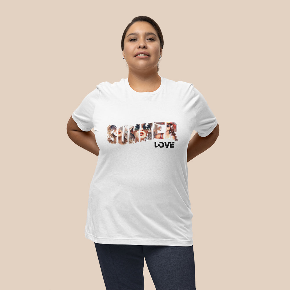 SUMMER LOVE |  Women Plus Size Tshirt